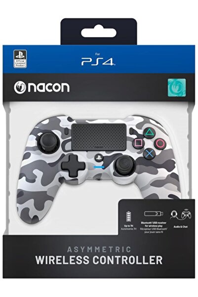 Nacon Controller Asymmetric Wireless Gri Camuflaj - Playstation 4