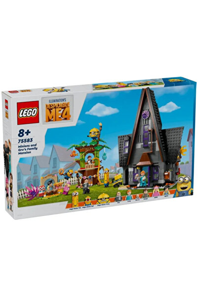 LEGO Despicable Me 4 Minions și Conacul Familiei lui Gru (75583)