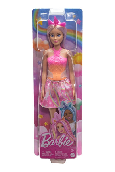 Barbie Papusa O atingere de magie Unicorn roz (HRR13)
