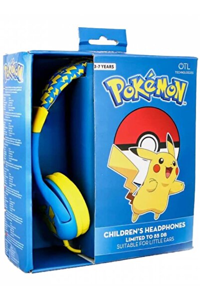 OTL Casti Pokemon Pikachu Albastru/Galben