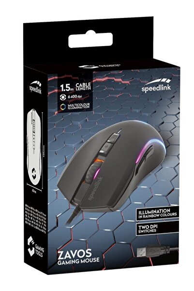 Speedlink Mouse Zavos Rubber-Negru
