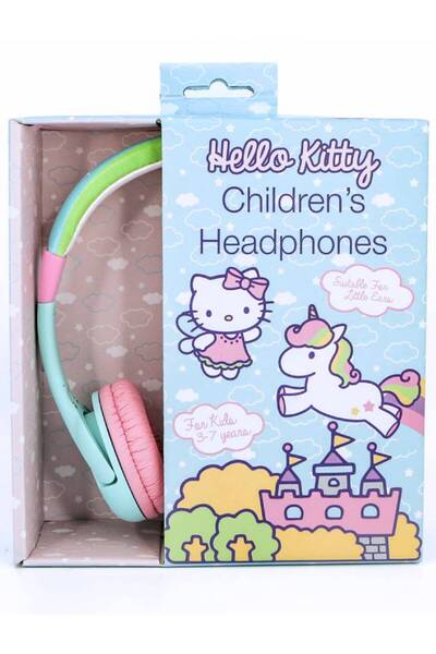 OTL Casti Hello Kitty Unicorn Roz/Albastru