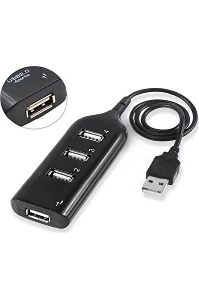 WOZLO 4 Port Usb Çoğaltıcı Çoklayıcı Hub Usb 2.0 Çoklama Pc Laptop