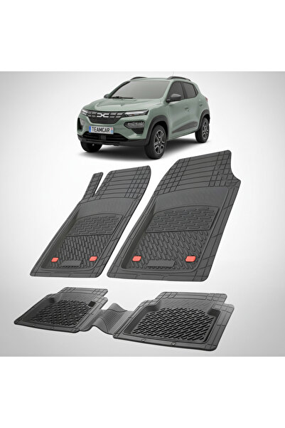 TEAMCAR Covorașe compatibile Dacia Spring 100% Electric 2021-2024 |   Negru