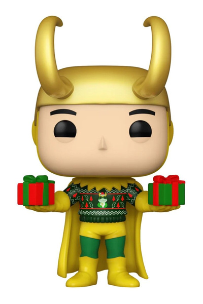 Funko Pop Marvel Loki (with Sweater) (Metallic) (Special Edition) #1322 Bobbl...