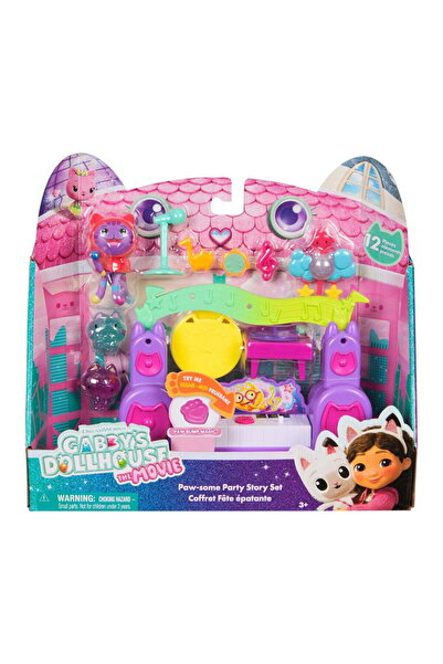 Gabby's Dollhouse Set de povești Pawsome pentru camera de petrecere (6074118)