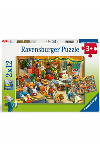 RAVENSBURGER Christmas Toy Factory 2x12p (12004047)