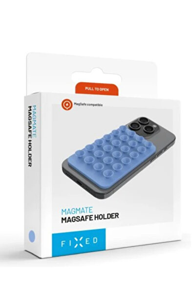 FIXED Magmate MagSafe holder with suction cups Blue