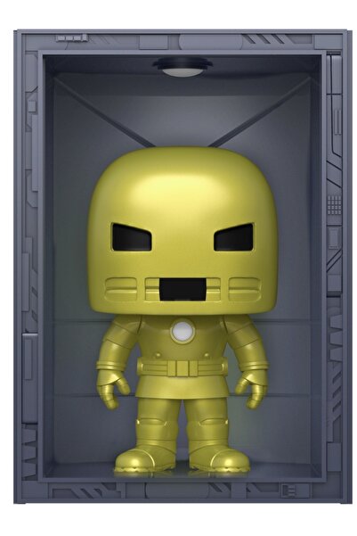 Funko Figurină Pop Deluxe Marvel Hall of Armor Iron Man Model 1 Armură de Aur...