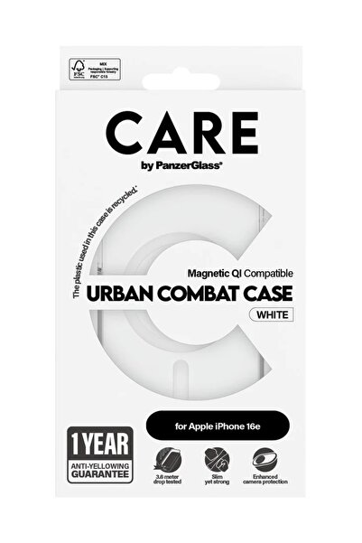 Panzer Glass Carcasă CARE by PanzerGlass transparentă MagSafe pentru iPhone 16e