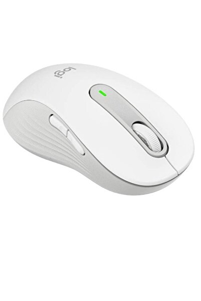 logitech Mouse M650 Signature Large Wireless Alb (Pentru stângaci)
