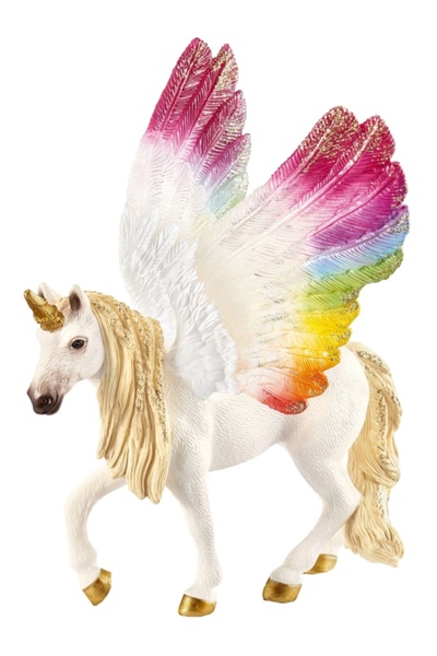 SCHLEICH Figurină Bayala Unicorn Curcubeu Înaripat (70576)