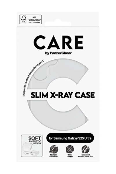 Panzer Glass Carcasă CARE by PanzerGlass la modă, transparentă, cu raze X, mo...