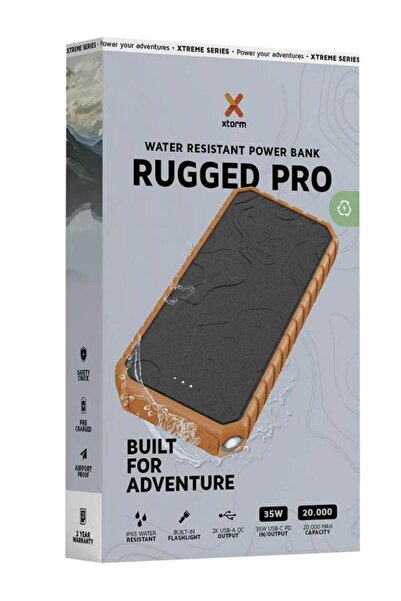 Xtorm Baterie externă robustă pentru exterior, 20.000 mAh, IP65, USB-C PD 35W