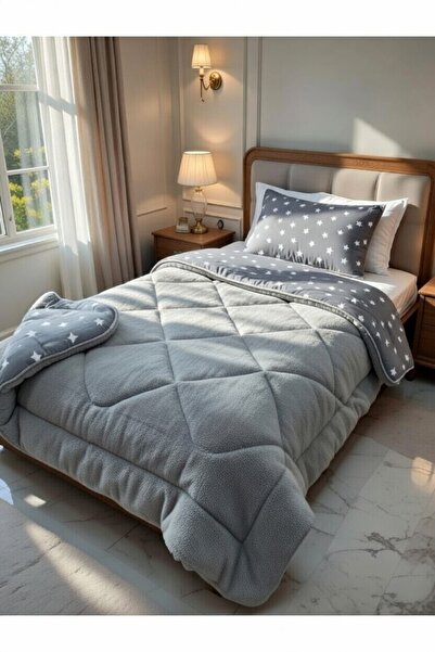 VENTİ VENTİSCA Midnight Welsoft Бавовняний двосторонній односпальний ковдра т...