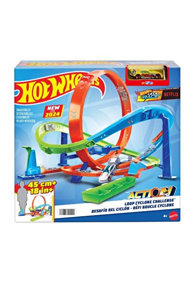 HOT WHEELS Provocarea ciclonică Lets Race Loop (HTK16)