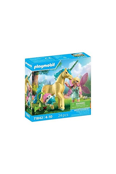Playmobil Unicorn de colecție Floare de soare cu zână (71842)