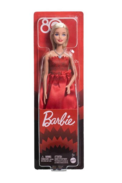 Barbie Fashionista 80th Anniversary Ruby Red Doll (JGD25)