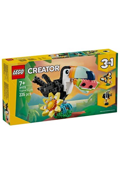 LEGO - Creator Animale sălbatice: Tucan tropical (31173)
