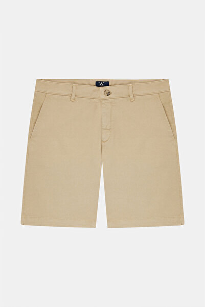 W Collection VİZON PAMUK ELASTAN BERMUDA
