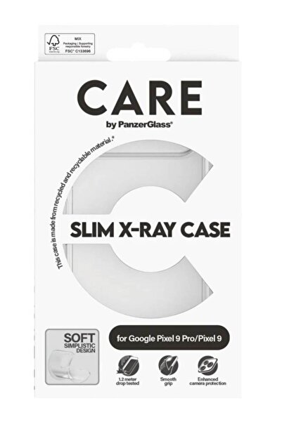 CARE by PanzerGlass® Carcasă CARE By Panzerglass Fashion X-Ray Soft pentru Go...