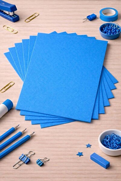 Minopi Blue Colored Eva Sponge 50X70 cm 10 Pack 1.5 mm