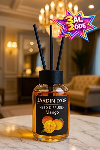 JARDIN D'OR Mango Reed Diffuser Mango Çubuklu Oda Kokusu 50ml 8681529302121