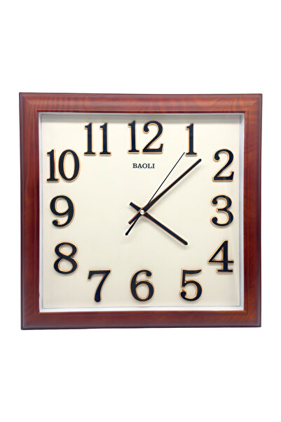 ALQANNAS BAOLI Square Wall Clock, Silent Sweep Movement | Non-Ticking Silent ...
