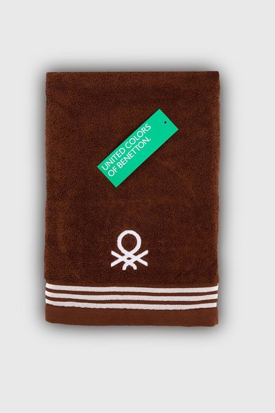 United Colors of Benetton Be-0840-dbr 100% cotton dark brown 70x140 cm bath towel