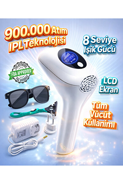 Havana Profesyonel  Lazer Epilasyon Aleti 900.000 Atım Tüy Alma Cihazı Kadın ...