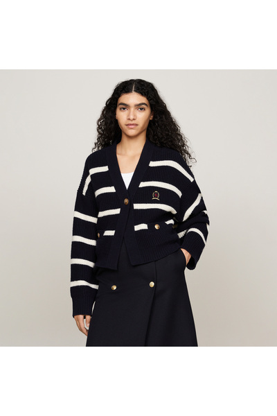Tommy Hilfiger Kadın Mavi Triko