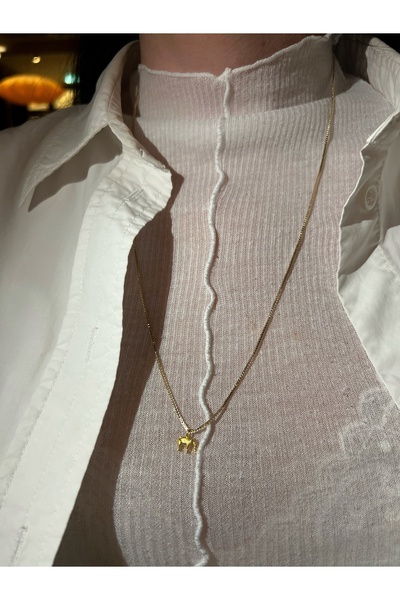 mitico jewellery Flirtini Elephant Gümüş Kolye