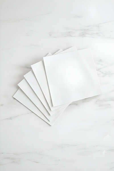 vidbel 5'li Premium Güderi Beyaz Cam Bezi