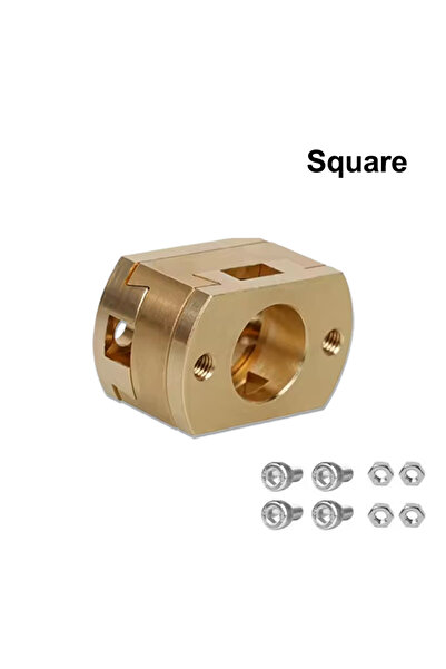 Choice3 1Pcs Square 3D Printer Parts for Oldham Coupling 18mm Shaft Coupler W...