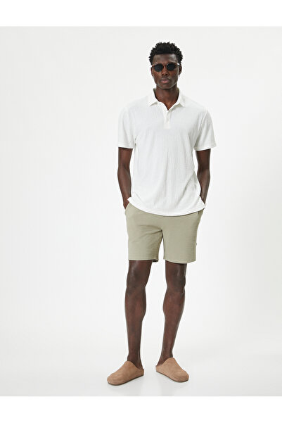 Koton Bermuda Şort Cep Detaylı Pamuklu