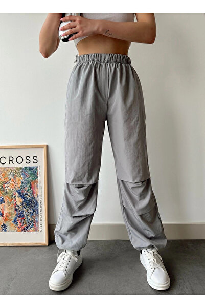 ZENGEZUR MALL Sptrns Parachute Pants Gray (231950) (Size: m)