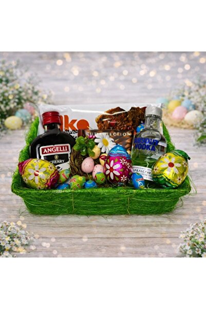 velve Cos Easter, selectie dulciuri, bauturi spirtoase, Angelli Cherry 200ml,...