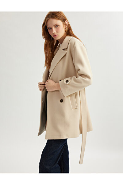 Koton Trenci scurt cu mânecă lungă, cu buzunare, cu curea