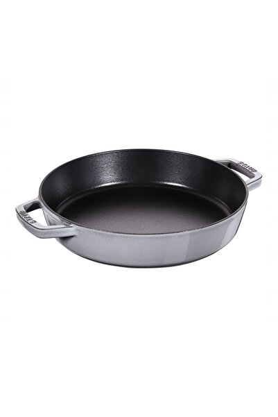 STAUB Döküm Kızartma Tavası Çift Kulplu 26 cm Gri
