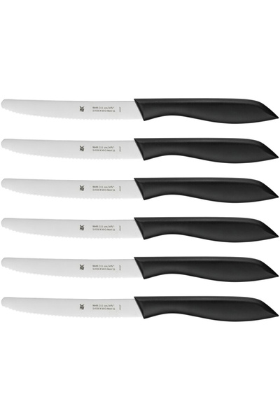 WMF Tırtıklı Soyma Bıçağı Siyah 6'lı