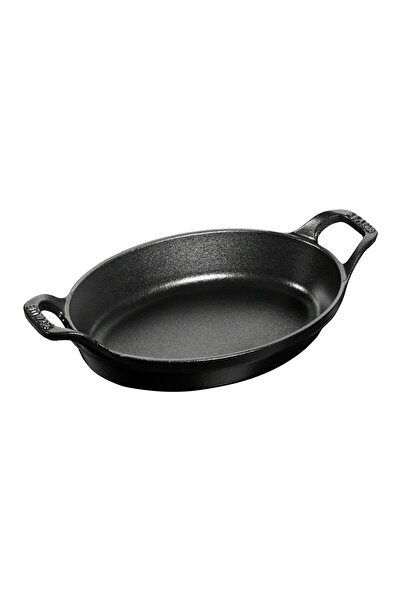 STAUB Döküm Sahan Oval 21 cm Siyah