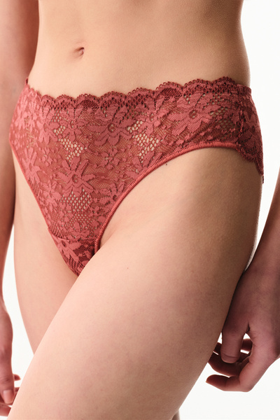 Penti Burgundy Lace Slip Panties