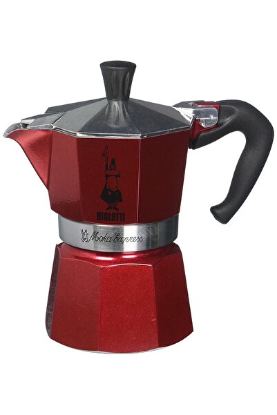 Bialetti Moka Pot Express 1 Cup Kırmızı