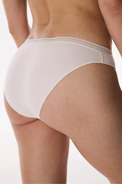 Penti Beige Easy Cotton Trim Slip Panties