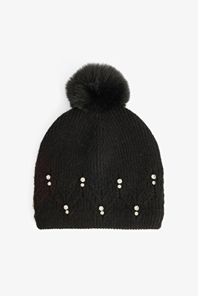 Penti Black Emma Pompon Beret