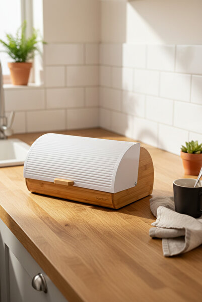 Bambum Renzo Bread Storage Container White