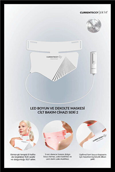 CurrentBody Skin LED Boyun ve Dekolte Maskesi Cilt Bakım Cihazı Seri 2