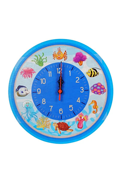 Bemenda Cute Sea Creatures Clock 30 X 30 cm
