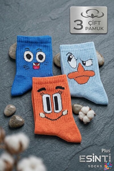 Esinti Ανδρικές Γυναικείες Κάλτσες Socket Μακριές Κάλτσες Κάλτσες με πολύχρωμ...