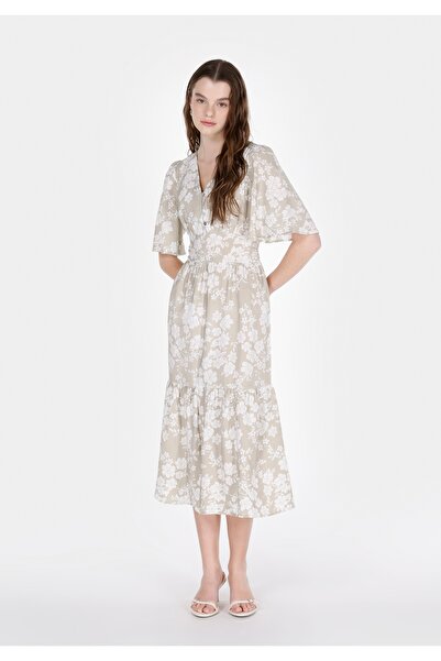 Colin's Slim Fit Kadın Yeşil Elbise